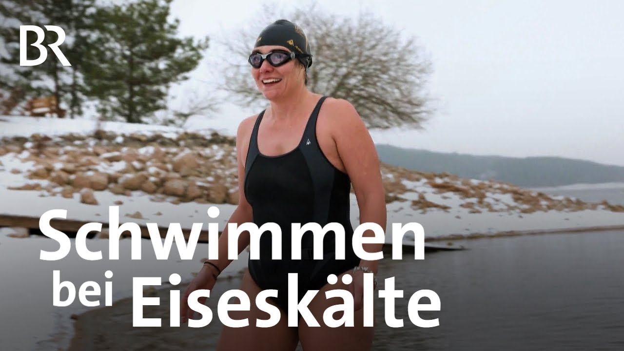 Eisschwimmen: Schwimmen bei 2 Grad Wassertemperatur | Zwischen Spessart und Karwendel | BR