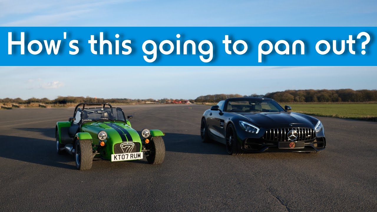 Caterham Duratec против K-Series против V8 Mercedes: гонки на дрэгах