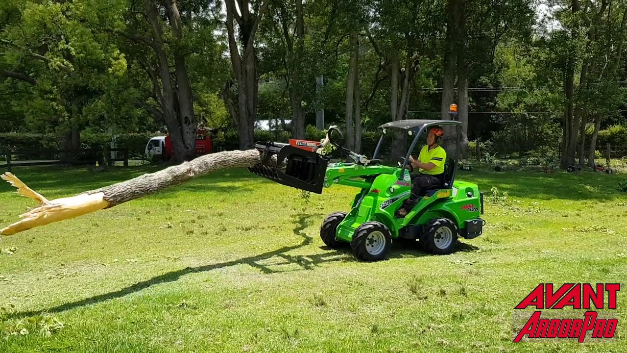 Avant 528 ArborPro Mini Loader Demostration for an Arborist