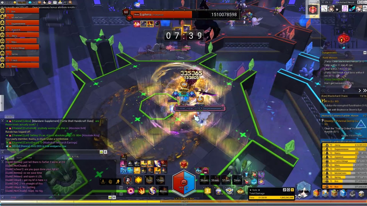 Blackshard Nexus - Priest POV + very basic guide/notes about the raid - Maplestory 2 (MS2 BSN)
