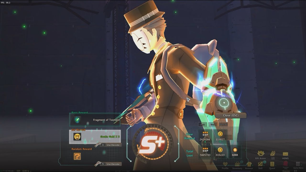 [SoulWorker EN] Iron Castle Raid S+ Jin solo [1440p 60fps]