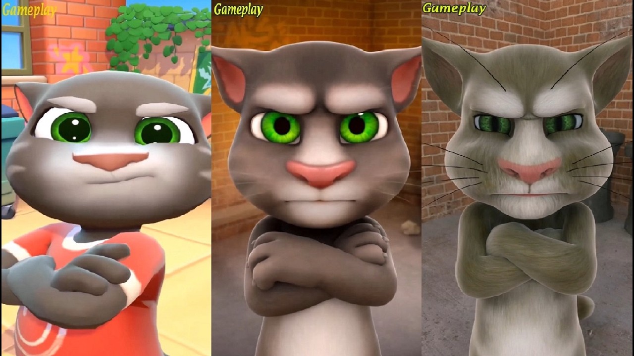 Talking Tom Cat 2010 vs 2016 vs 2026 Old Talking Tom Does New Tom Moves! Concept Gameplay