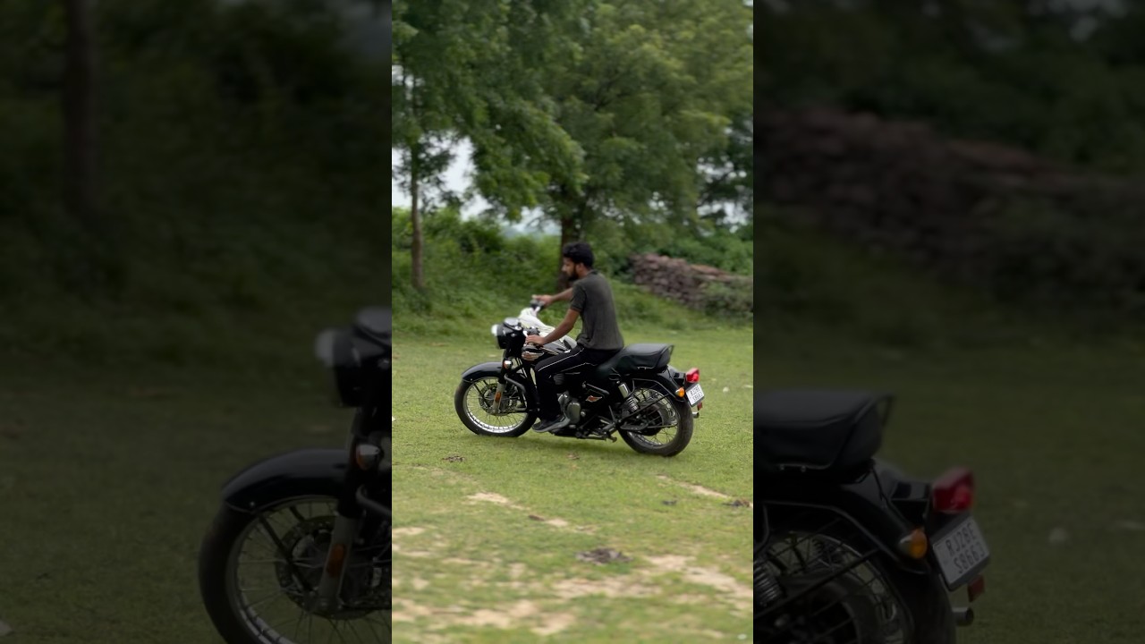 New 2025 Model Bullet 350 Battalion Black 😍😘 #swxft #automobile #standard350 #bullet #viral #short