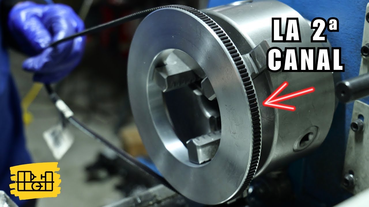 Fabricando POLEA para el torno