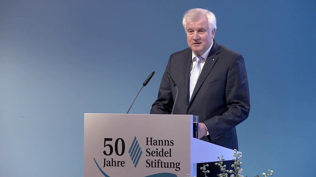 Rede des Ministerpräsidenten Horst Seehofer zum 50igsten Geburtstag der Hanns-Seidel-Stiftung