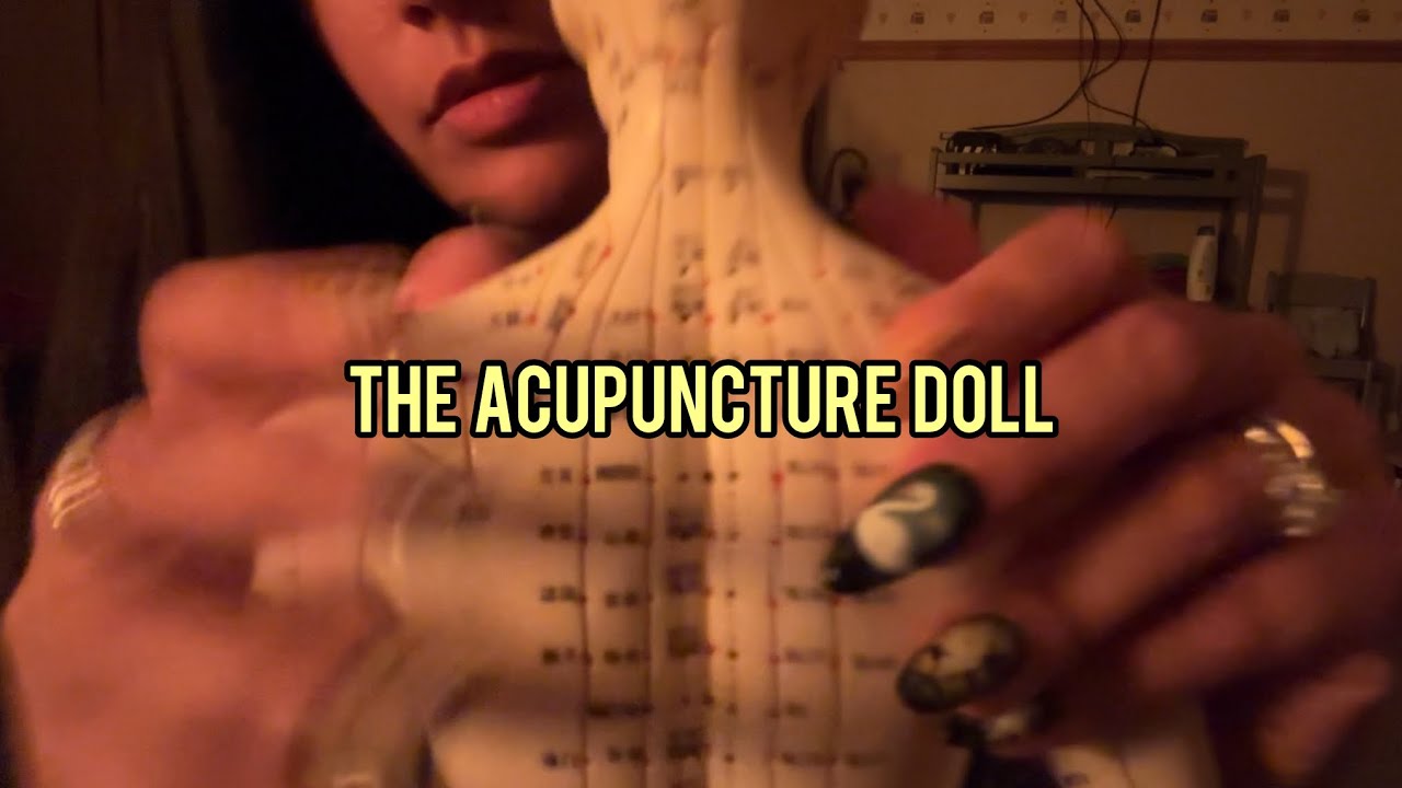 Fast & Aggressive ASMR Acupuncture Doll Tapping, Scratching, Gripping+ (Casual, a little chatty)