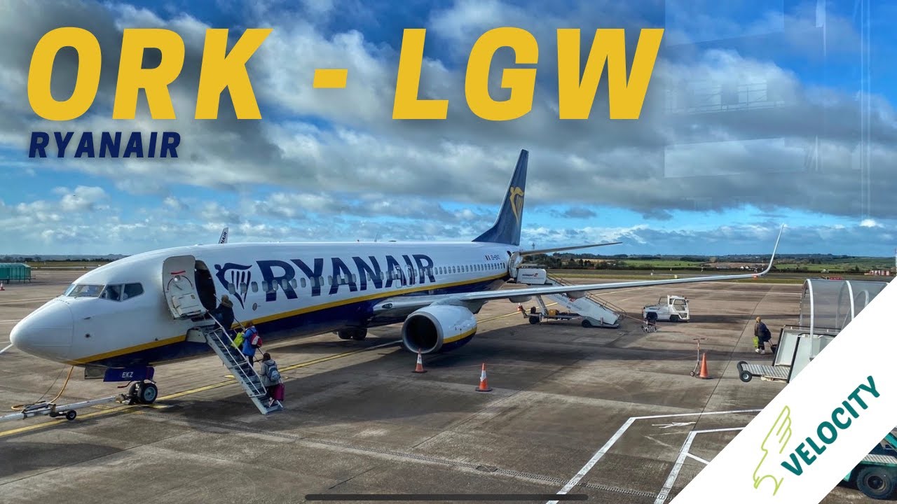 [Full Flight 4K] Ryanair · Cork to London Gatwick · Boeing 737-8AS · EI-EKZ · FR9852 · [S3E3]