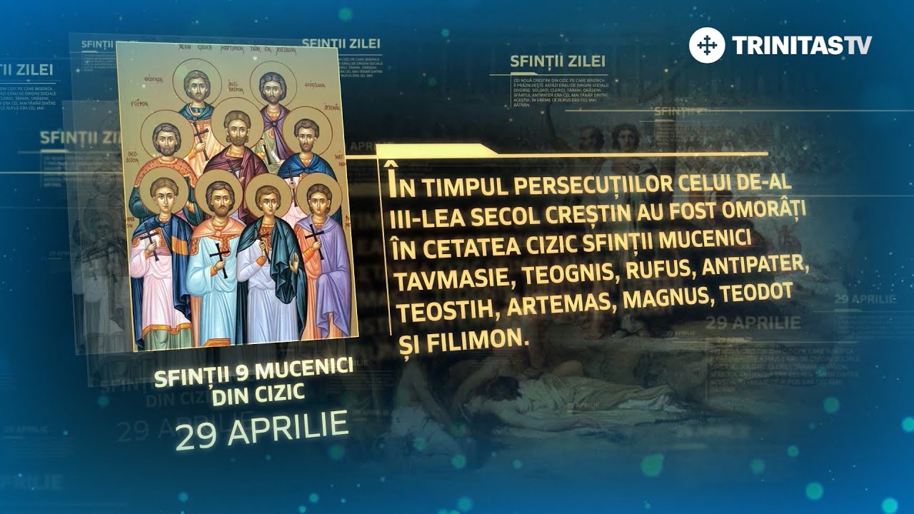 Sfinții 9 Mucenici din Cizic &ndash; 29 aprilie #Sinaxar