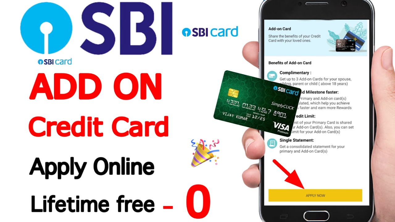 Sbi add on credit card apply online | Sbi add on credit card benefits,How to apply sbi credit card.