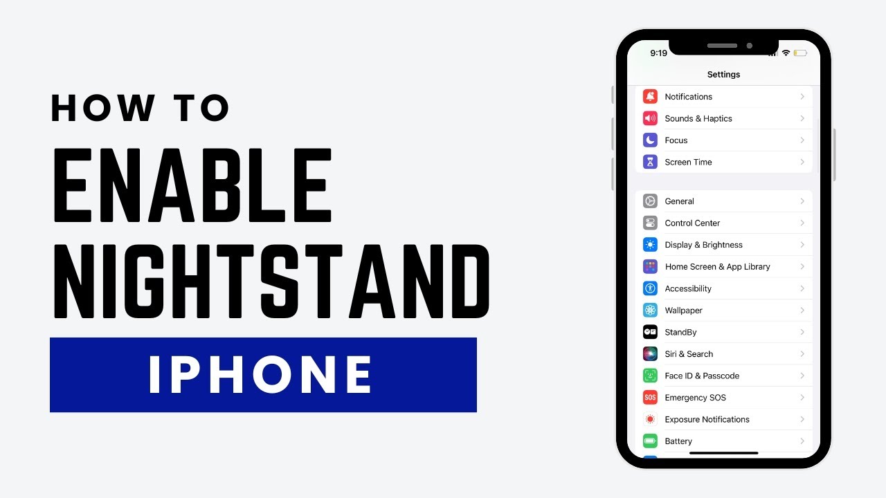 How To Enable Nightstand Mode on iPhone (StandBy Mode Explained)