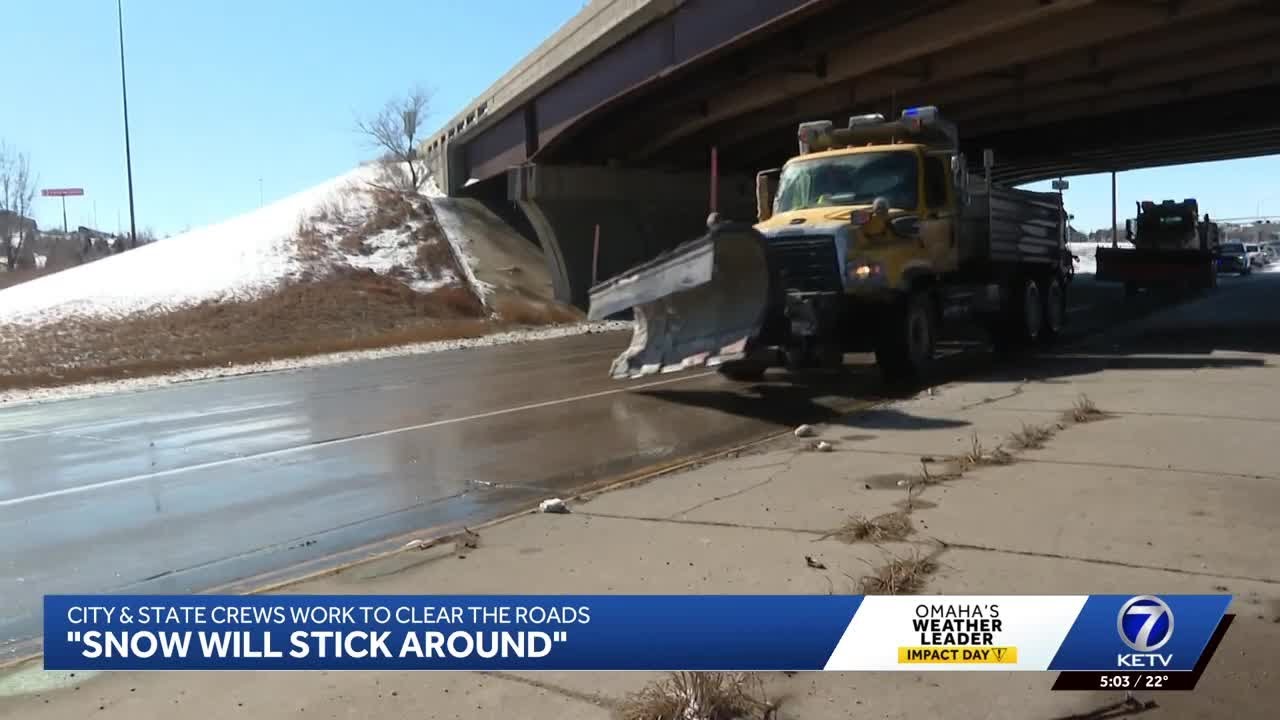 Winter blast is over, but road crews work continues on