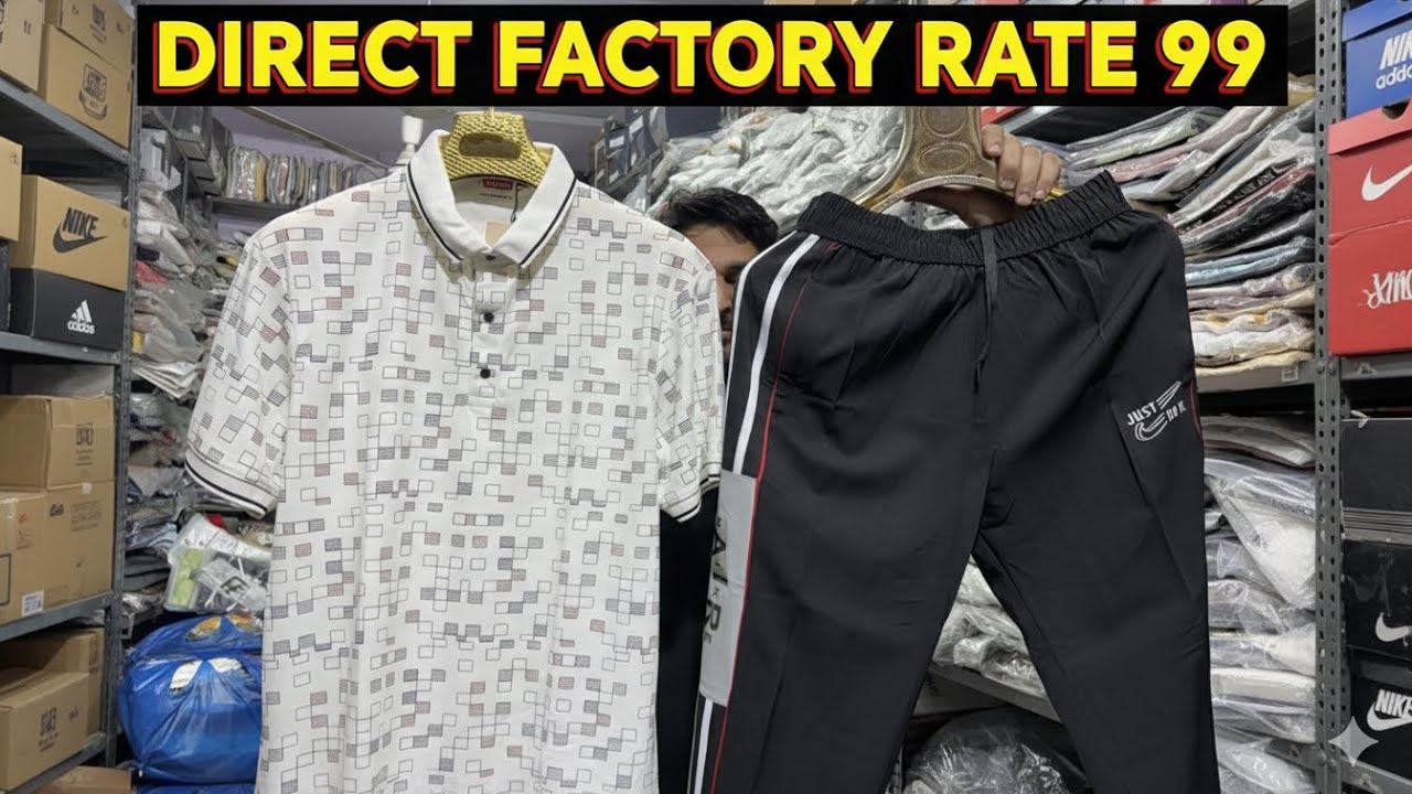 Direct Manufacturer: 😱 Polo T-shirts & Trackpants starting at ₹99! 🔥