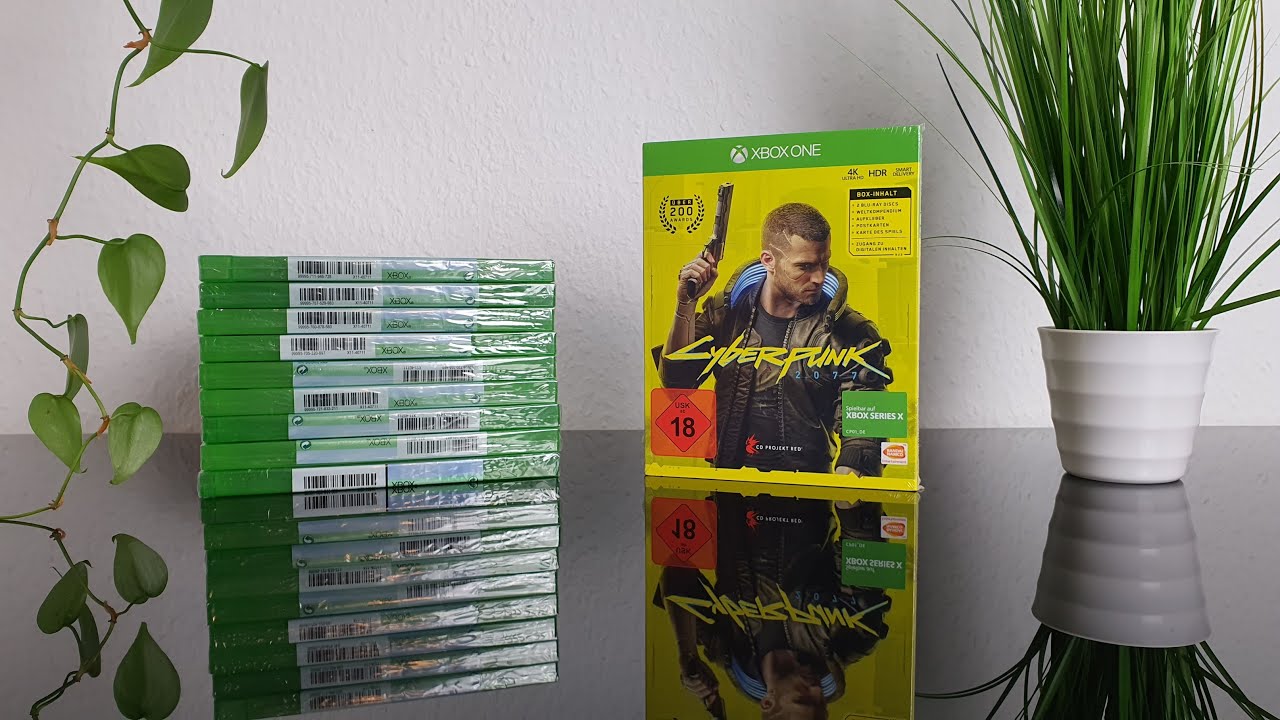 Закуп Игр #87: Cyberpunk 2077 на Xbox Series X | 10 дисков | Распаковка Киберпанк - [4K/60]