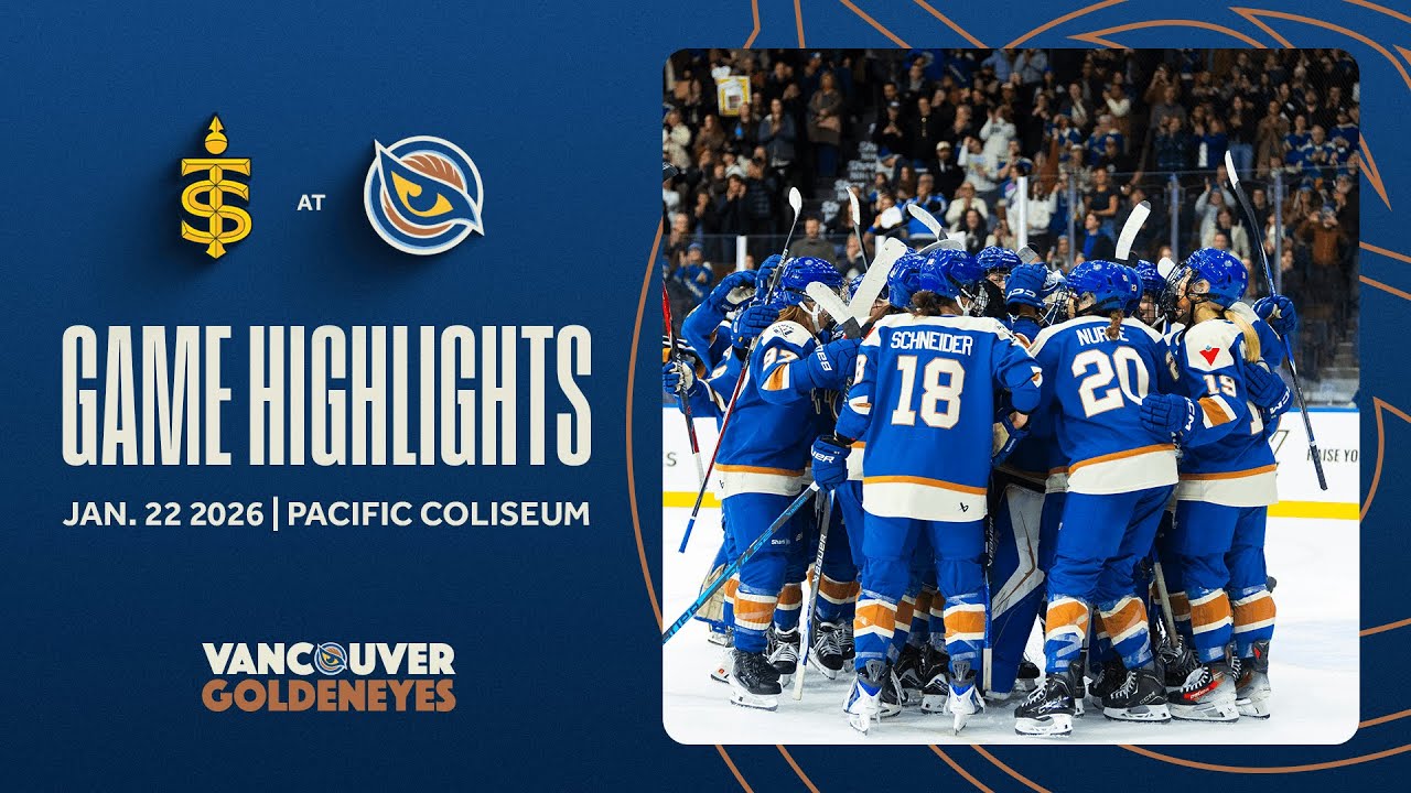 Vancouver Goldeneyes vs Toronto Sceptres Game Highlights | January 22nd, 2026