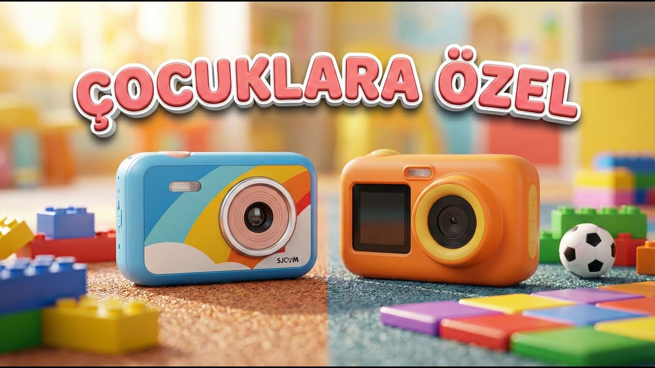 SJCAM Funcam & Funcam Plus Fotğraf Video Kamerası İncelemesi | &Ccedil;ocuklar İ&ccedil;in En Eğlenceli Hediye! 📸