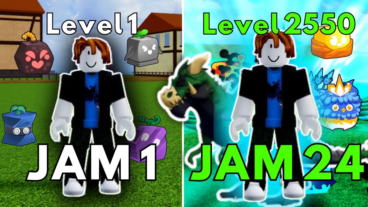 24 Jam Fruit only bermain Blox Fruit