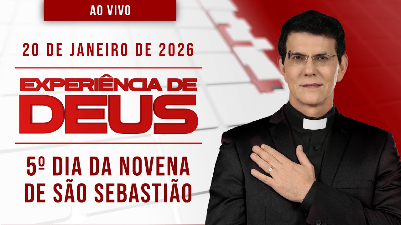 EXPERIÊNCIA DE DEUS | 20/01/26 | 5º DIA DA NOVENA DE SÃO SEBASTIÃO | @PadreManzottiOficial​