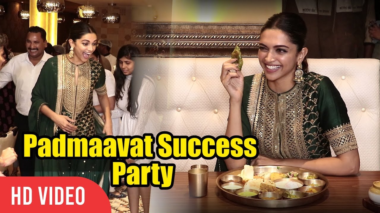 Padmaavat Success Party | Dinner Party With Deepika Padukone | Rajasthani Style Full Video