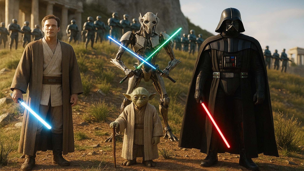 CAN 46,220 JEDI, VADER & YODA DEFEND MOUNT OLYMPUS FROM 6,153,000 BEASTMEN? | UEBS 2