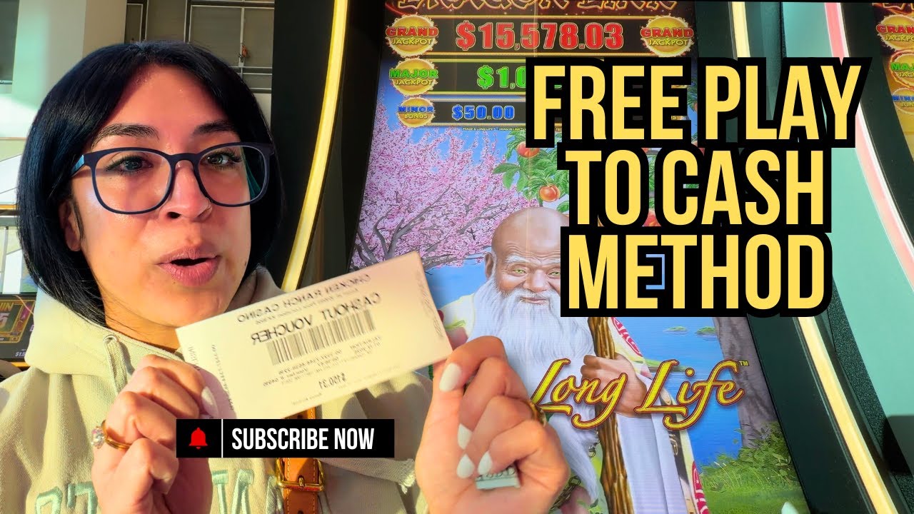 HOW TO TURN FREE PLAY INTO CASH $$$ ( MY GO TO METHOD)