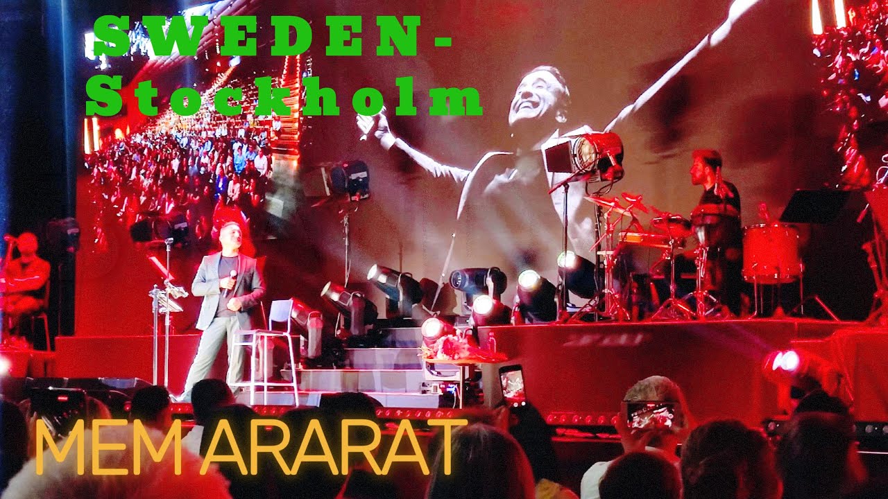 MEM ARARAT- STOCKHOM SWEDEN -KONSER