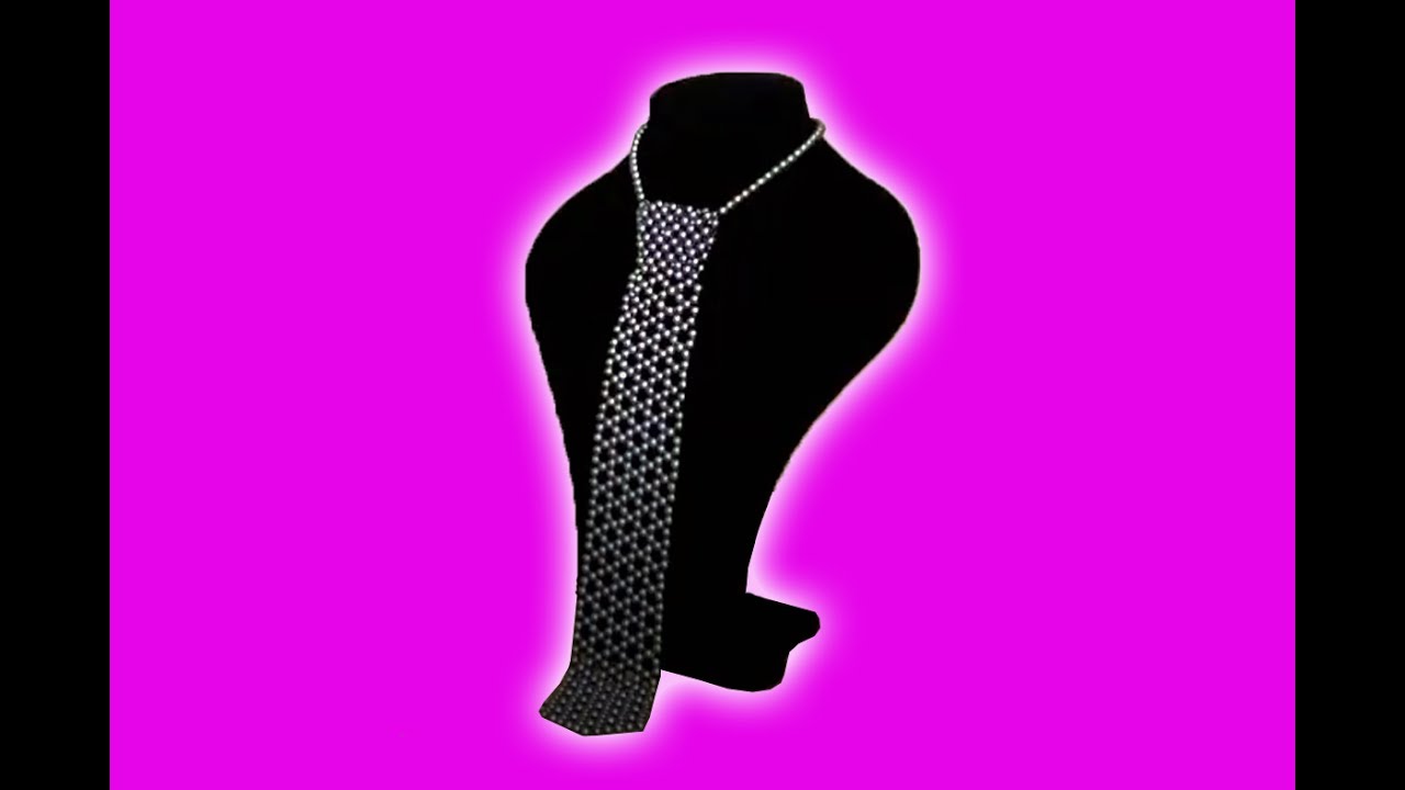 corbata de perlas