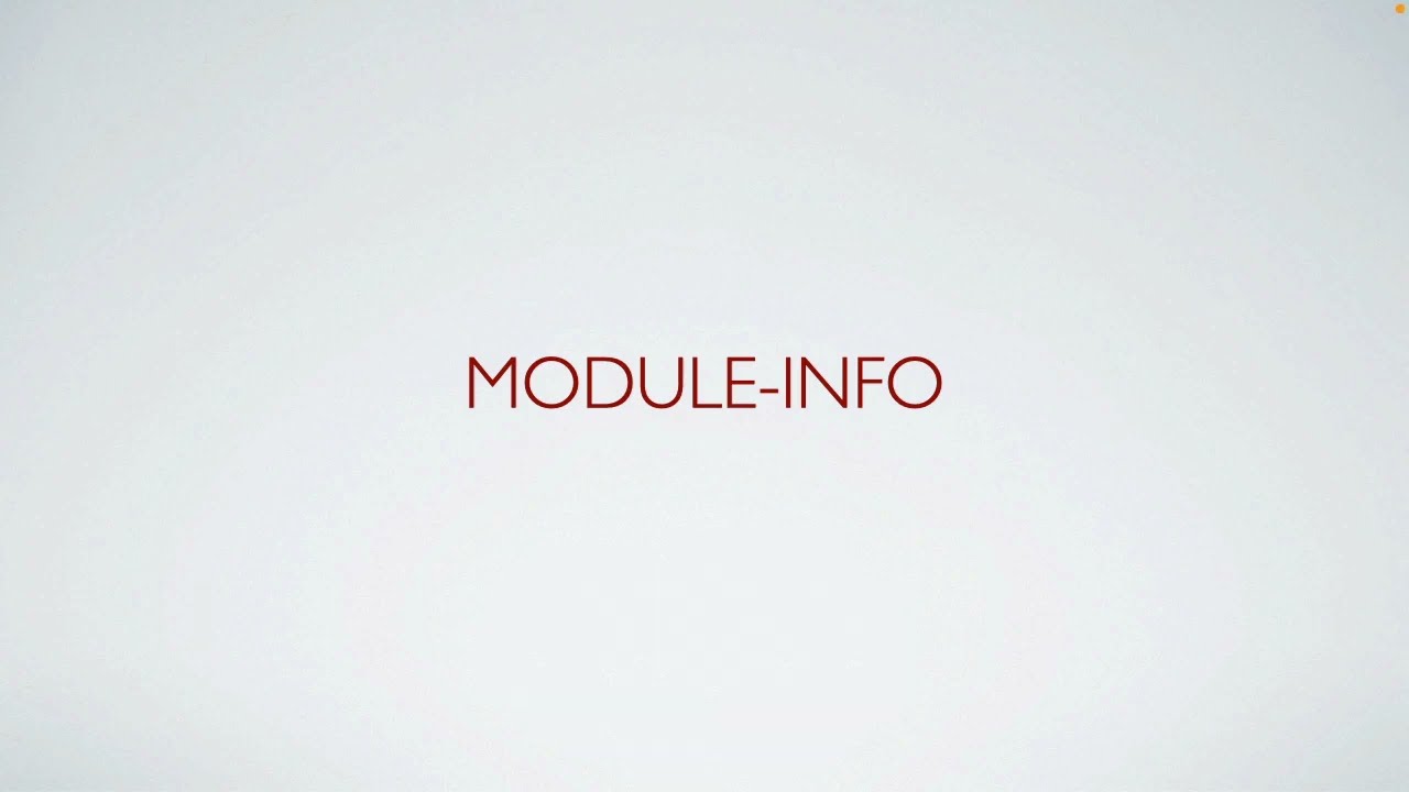 Module Info