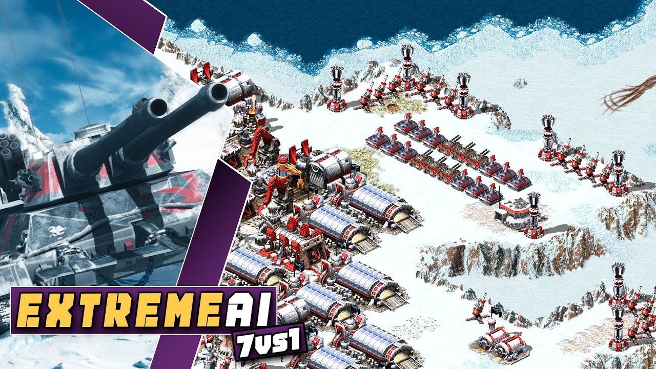 Сможет ли EXTREME AI пережить АПОКАЛИПСИС в Red Alert 2?