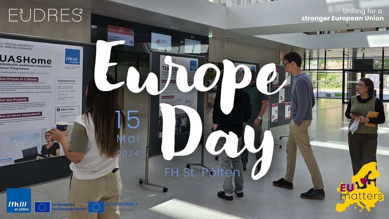 That was the Europe Day at St. Pölten UAS | E³UDRES² European University