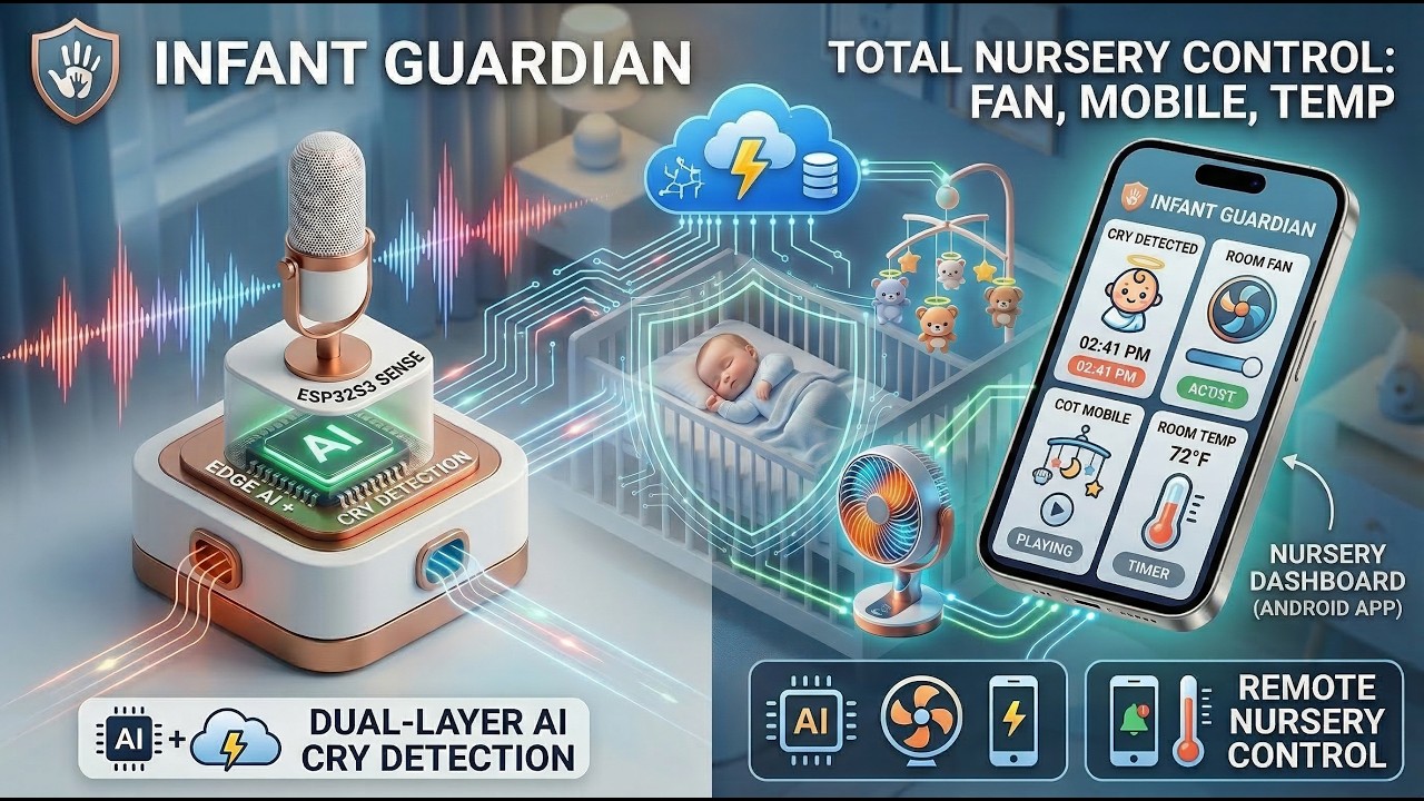 Infant Guardian - Baby Monitoring System ( IoT Project )