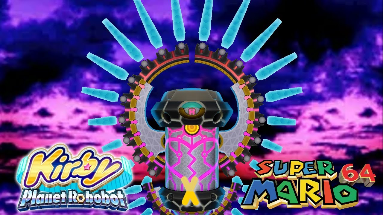 Super Mario 64 X Kirby Planet Robobot Star Dream
