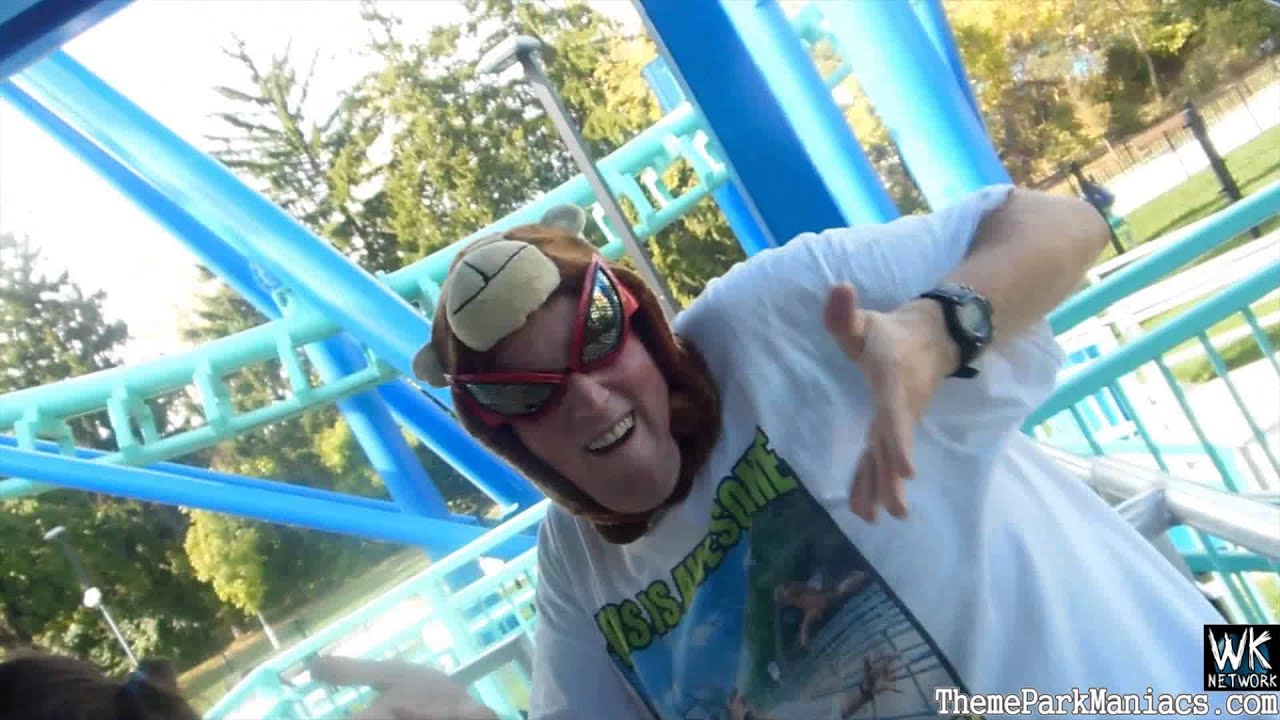 Dorney Park: Stinger on Ride Front Row POV 1080p