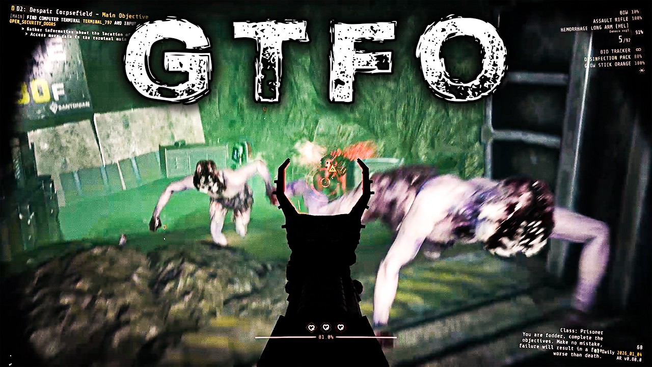 This Game Hits Sci-fi Horror Hard - GTFO