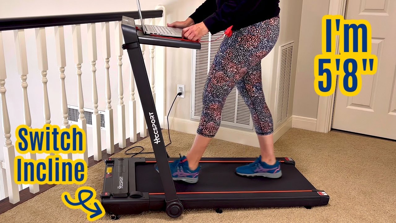 REVIEW! HCCSport Incline Foldable Treadmill, 3.5HP, 3-IN-1: At A Desk, As A Walking Pad & As A Desk