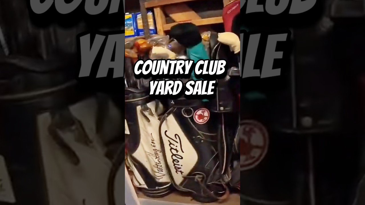 Golf country club yard sales getting golf clubs deals 