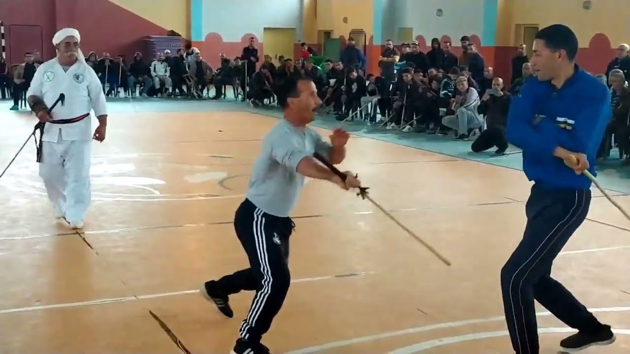 العصا التقليدية مع الشيخ الحاج ڨندوز الشيخ جلاطة -المطمر- غليزان Algérien Combat Stick