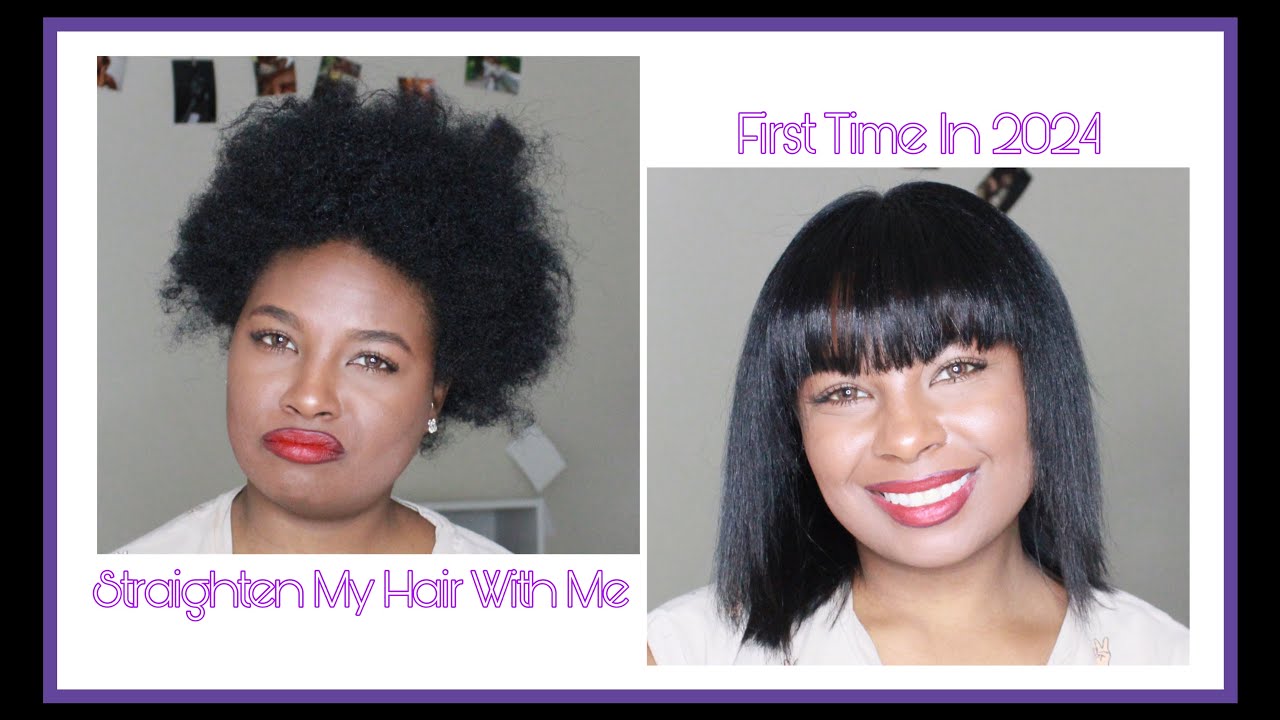 Straighten My Hair With Me For The First Time This Year | 2024