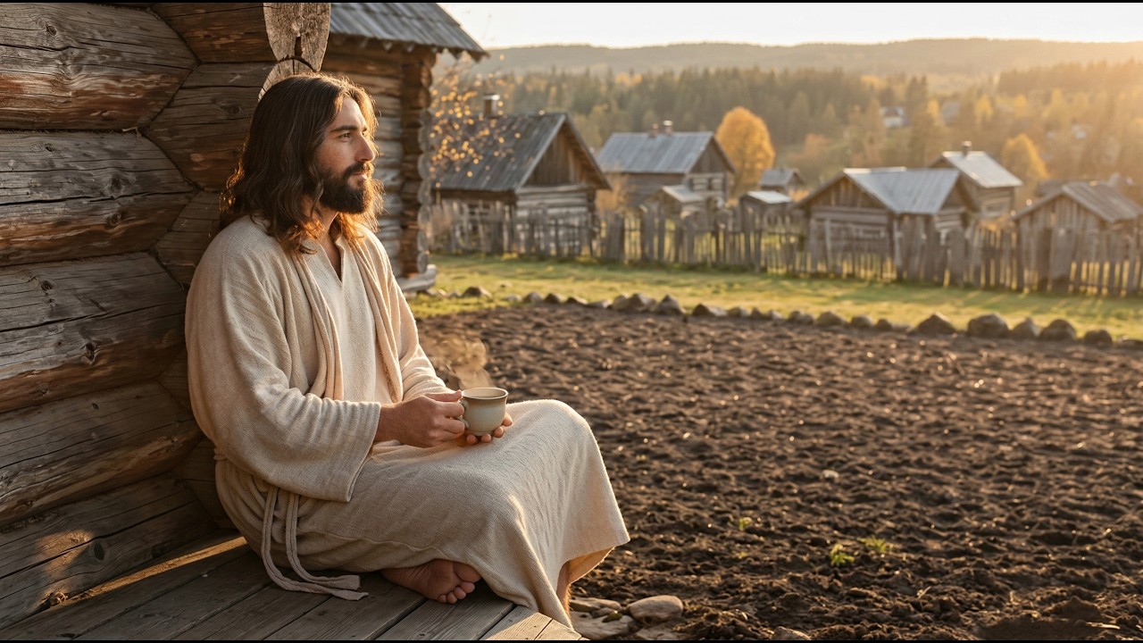 The Spiritual Harvest by Jesus in a Beautiful Village