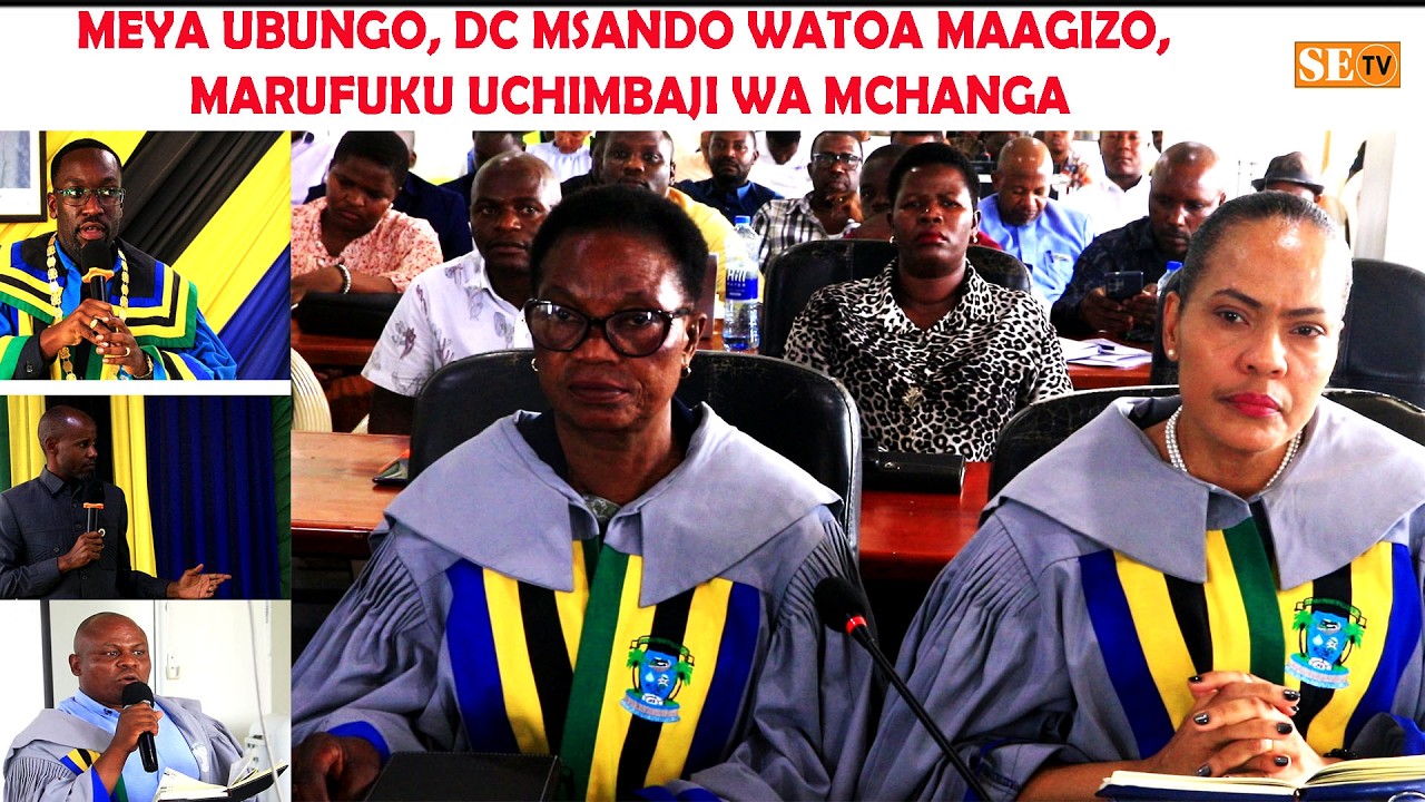MEYA UBUNGO,DC MSANDO WATOA MAAGIZO, MARUFUKU UCHIMBAJI WA MCHANGA KWENYE MITO