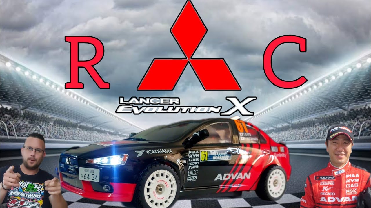 MONTAJE CARROCERÍA 1/10 CON IMAN MITSUBISHI 🇯🇵 LANCER EVO X#radiocontrol