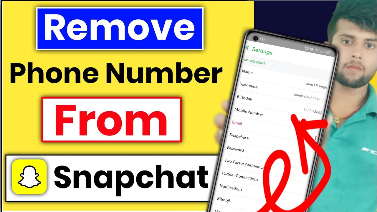 how to remove phone number from snapchat, delete phone number on snapchat