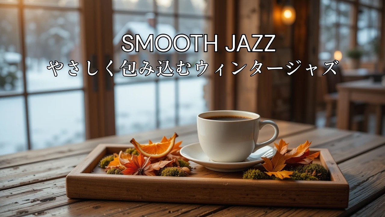 【作業用BGM】やさしく包み込むウィンタージャズ｜穏やかなひとときに寄り添うカフェBGM ❄️🌙 | Winter Jazz for Relax & Study