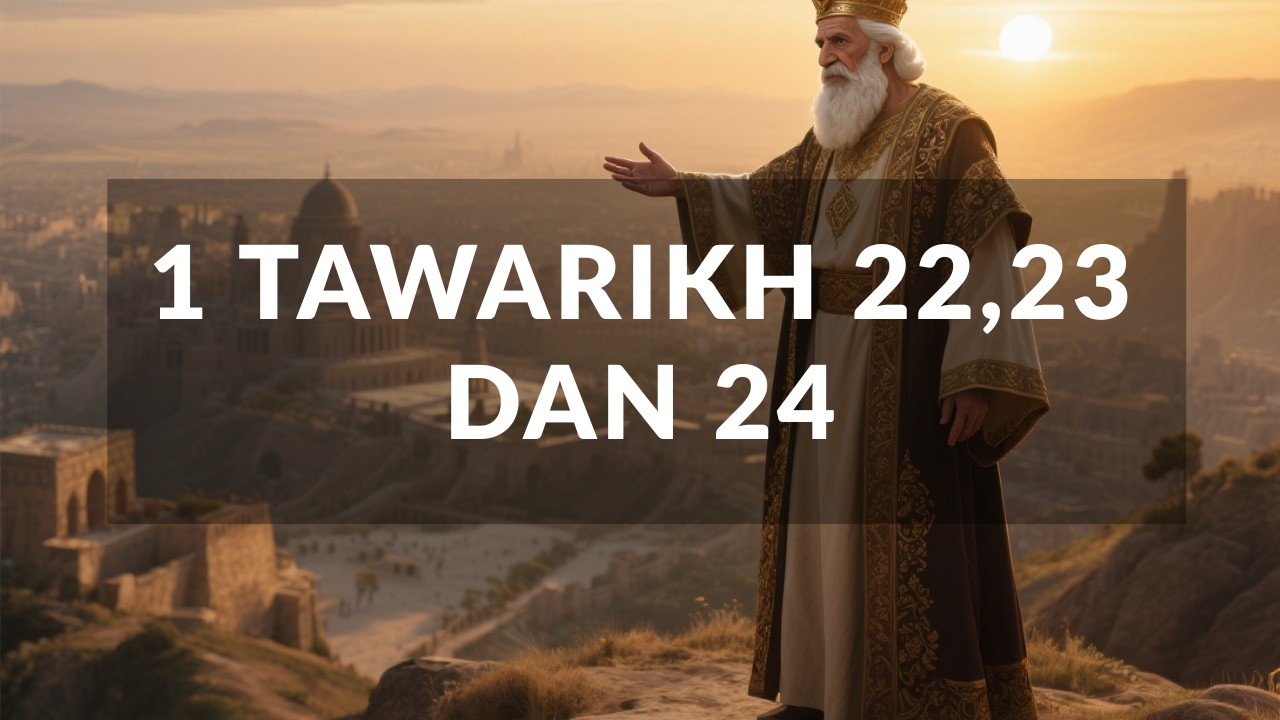 Membaca Alkitab : 1 Tawarikh 22, 23 dan 24