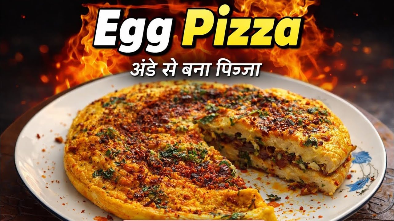 Small methi or egg se banya pizza recipe By Aziza Home Kitchen 
