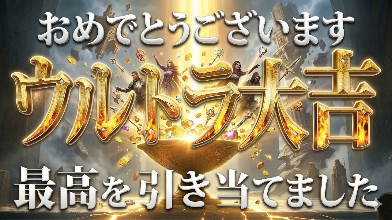 【神回🎺】見た瞬間に最強運命確定⚡️あなたに「ウルトラ大吉」が舞い込む‼️実は次元上昇もう始まってます❣️