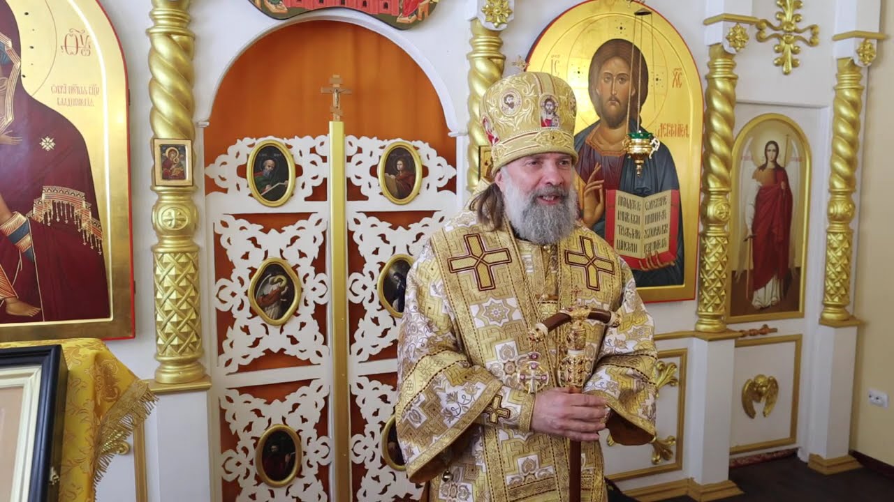 Проповедь епископа Питирима (Творогова) после Молодежной Литургии в Свято-Духовом монастыре