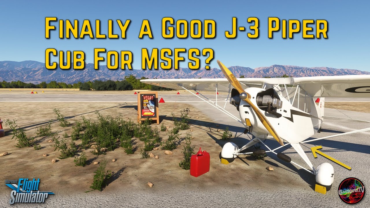 Finally, a Good J-3 Piper Cub for MSFS!