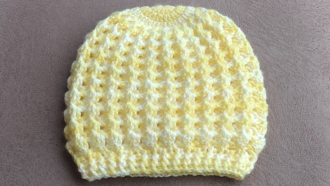 🧶Gorrinho de croch&ecirc; para beb&ecirc;