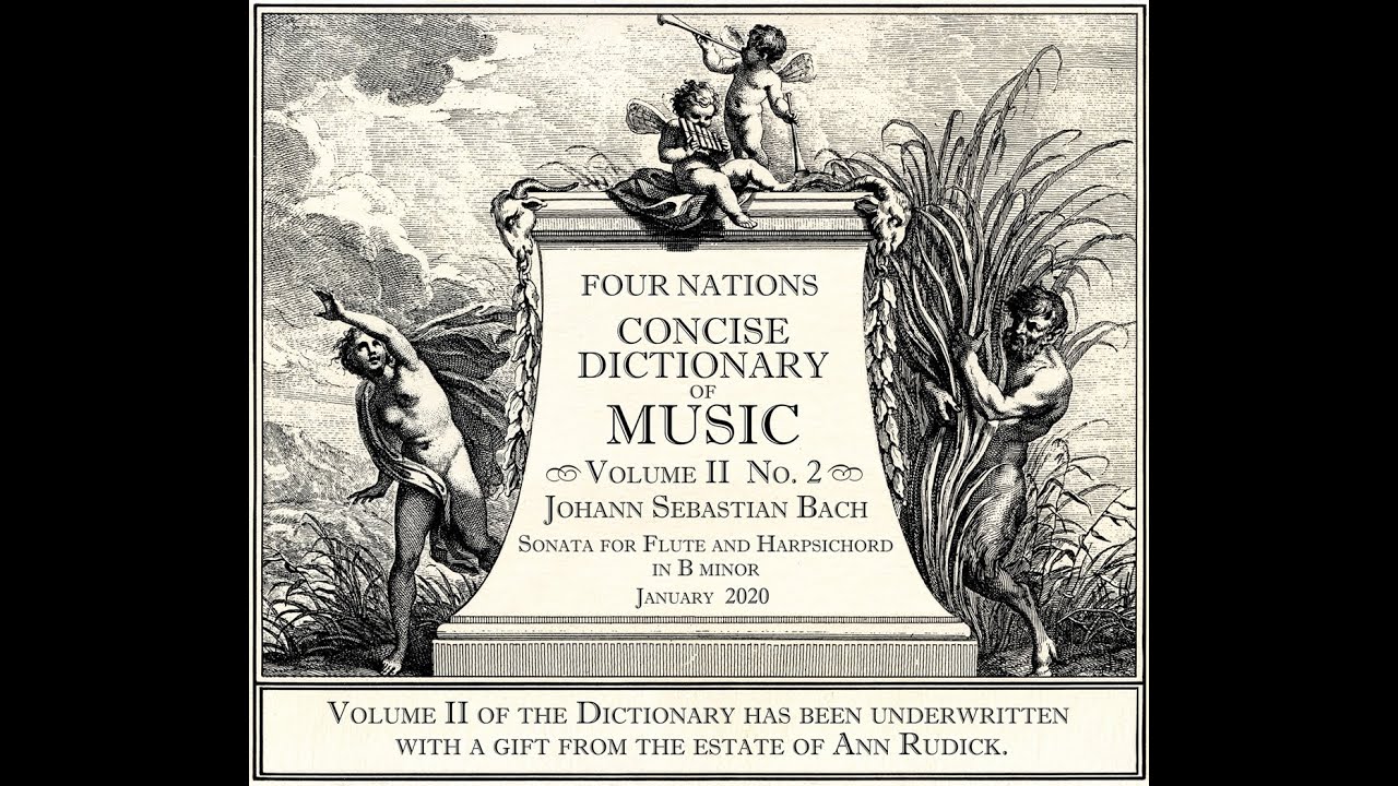 Sonata for flute and harpsichord in B minor Four Nations Ensemble