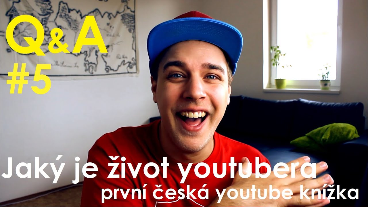Q&A #5 - Jak&yacute; je život youtubera a prvn&iacute; česk&aacute; youtube kn&iacute;žka